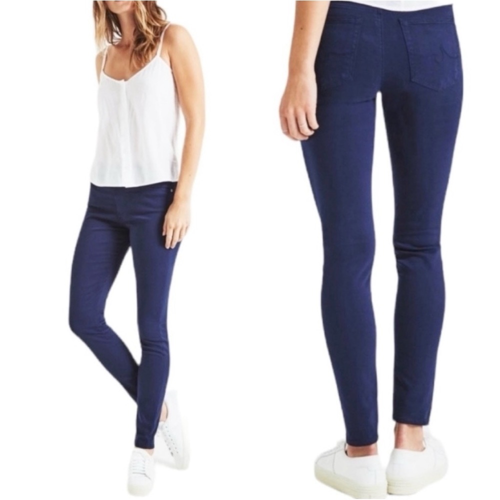AG The Stevie Slim Straight Ankle Jeans - Dark Blue - Size 29